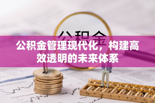 葵青公积金管理现代化，构建高效透明的未来体系