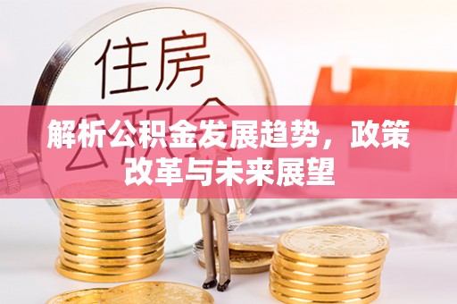 葵青解析公积金发展趋势，政策改革与未来展望