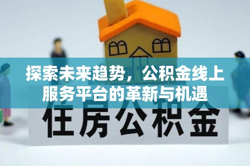 葵青探索未来趋势，公积金线上服务平台的革新与机遇