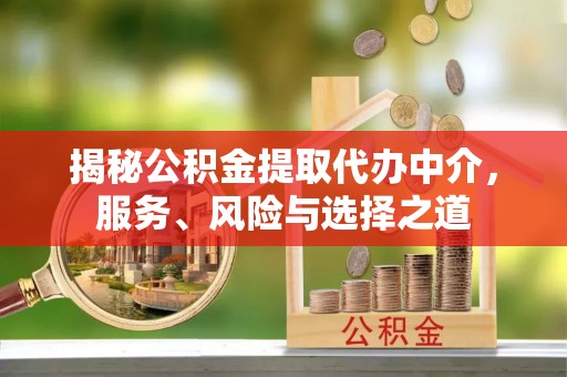 葵青揭秘公积金提取代办中介，服务、风险与选择之道