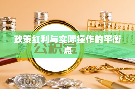 葵青政策红利与实际操作的平衡点