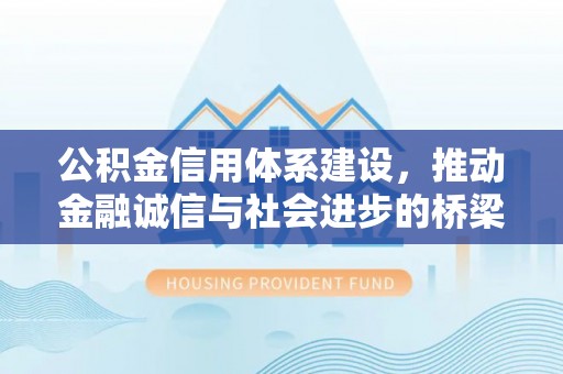 葵青公积金信用体系建设，推动金融诚信与社会进步的桥梁